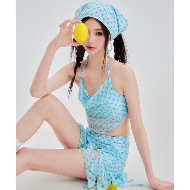 ホルターネック水着セパレート 三点セット | SUNSHINE CLOSET | 詳細画像12 