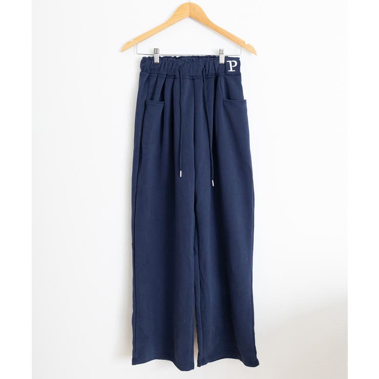 ハイウエストイージーパンツ 着やせボトムス ゆったり韓国風リラックスパンツ | SUNSHINE CLOSET | 詳細画像20 