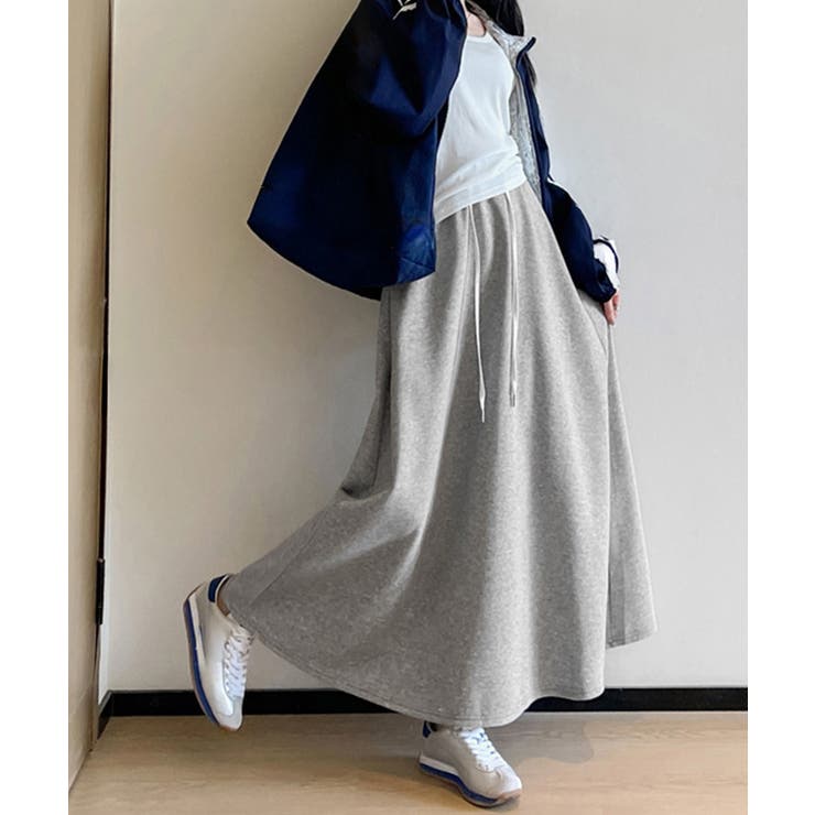 スウェットロングスカート 美脚 春秋冬 | SUNSHINE CLOSET | 詳細画像3 