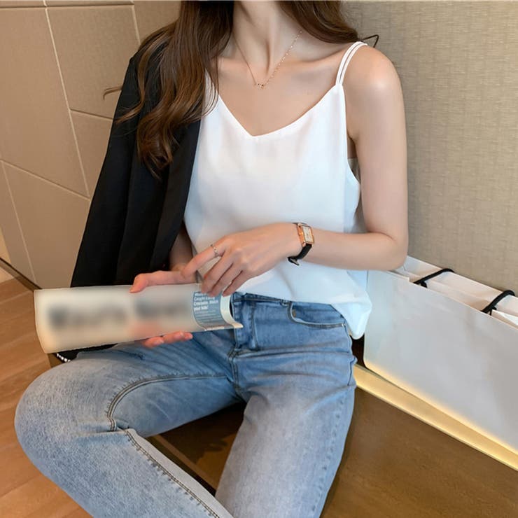 シフォン キャミソール バッククロス | SUNSHINE CLOSET | 詳細画像10 