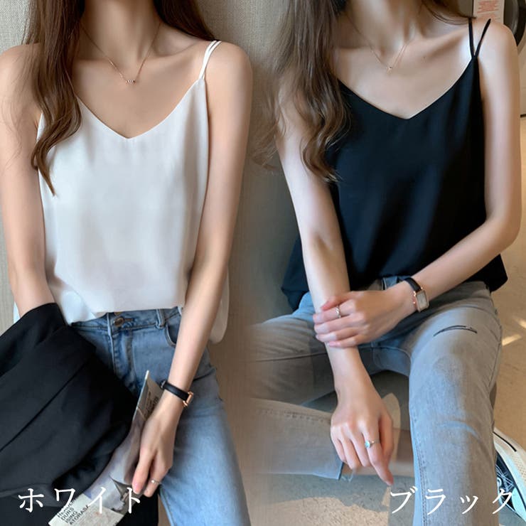 シフォン キャミソール バッククロス | SUNSHINE CLOSET | 詳細画像2 