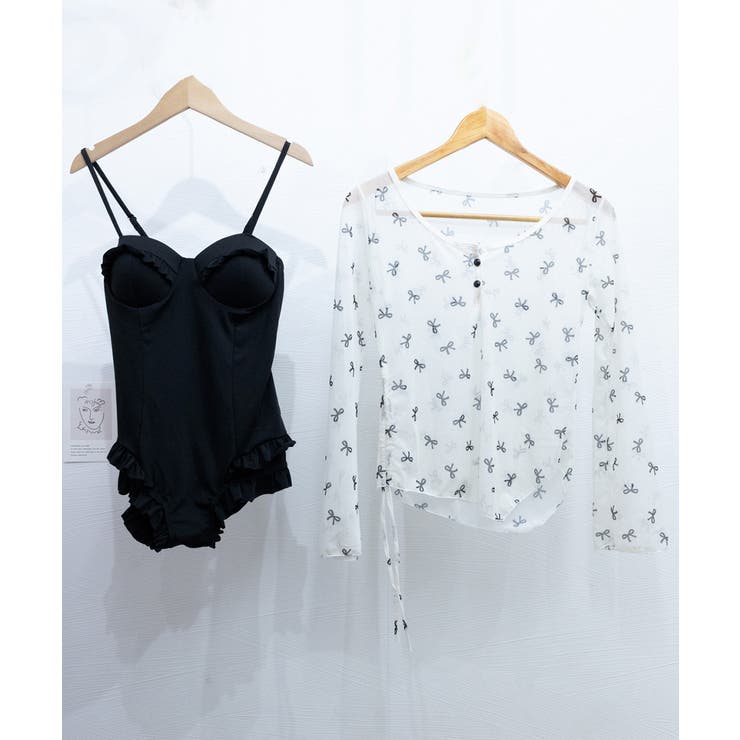 カバーアップトップス付き ワンピース水着 | SUNSHINE CLOSET | 詳細画像13 