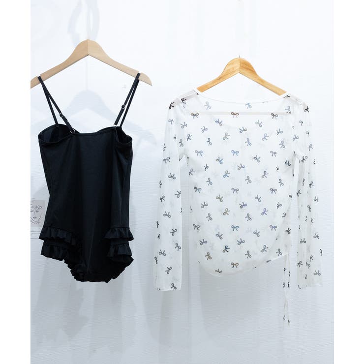 カバーアップトップス付き ワンピース水着 | SUNSHINE CLOSET | 詳細画像14 