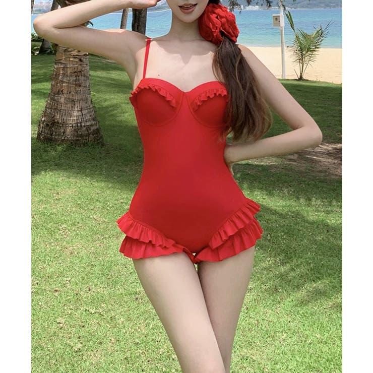 カバーアップトップス付き ワンピース水着 | SUNSHINE CLOSET | 詳細画像5 