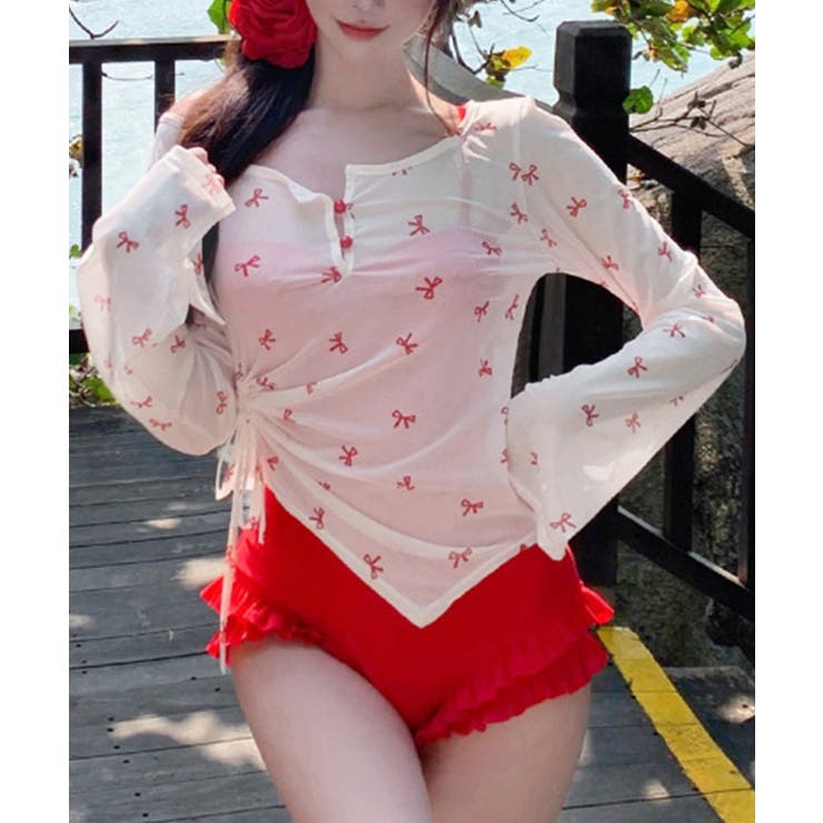 カバーアップトップス付き ワンピース水着 | SUNSHINE CLOSET | 詳細画像7 