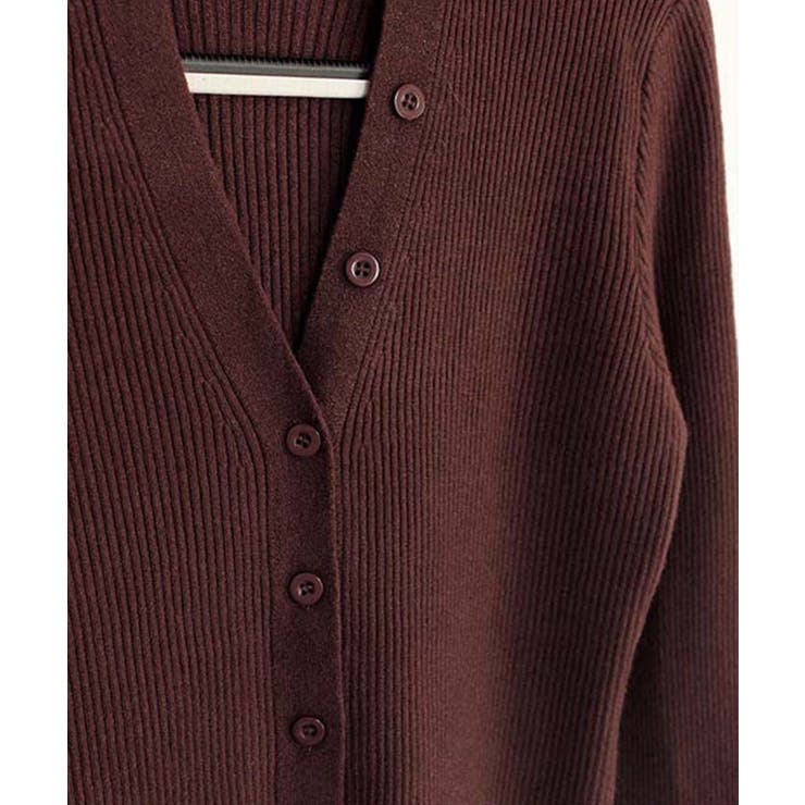 Vネック ボタンリブニット トップス | SUNSHINE CLOSET | 詳細画像14