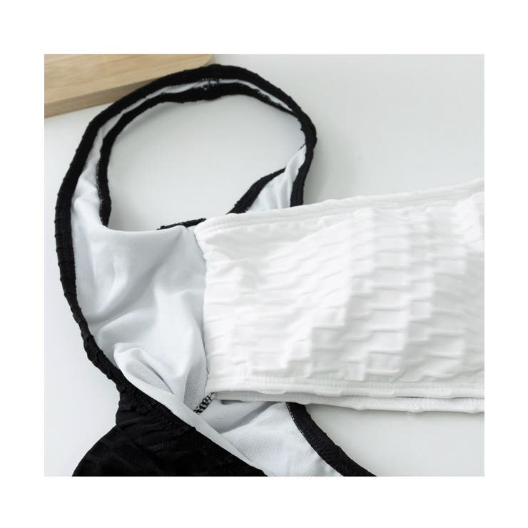 モノトーンリボンショルダーワンピース水着 | SUNSHINE CLOSET | 詳細画像18 