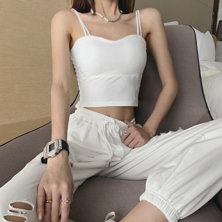 シンプル 無地 カップ付キャミソール | SUNSHINE CLOSET | 詳細画像8 