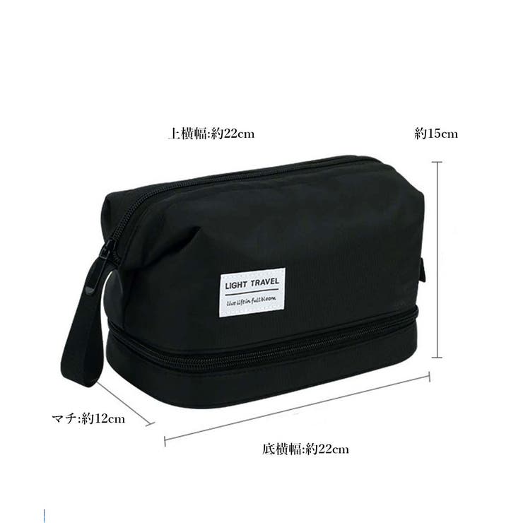 自立 化粧ポーチ 二段コスメポーチ 韓国 | SUNSHINE CLOSET | 詳細画像9 