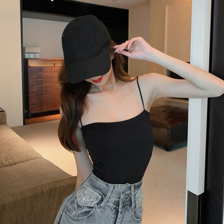 カップ付き インナーキャミソール 韓国風 | SUNSHINE CLOSET | 詳細画像5 