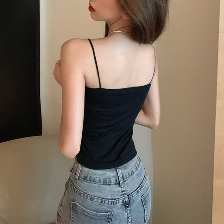 カップ付き インナーキャミソール 韓国風 | SUNSHINE CLOSET | 詳細画像6 