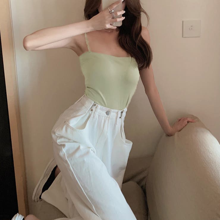 カップ付き インナーキャミソール 韓国風 | SUNSHINE CLOSET | 詳細画像8 