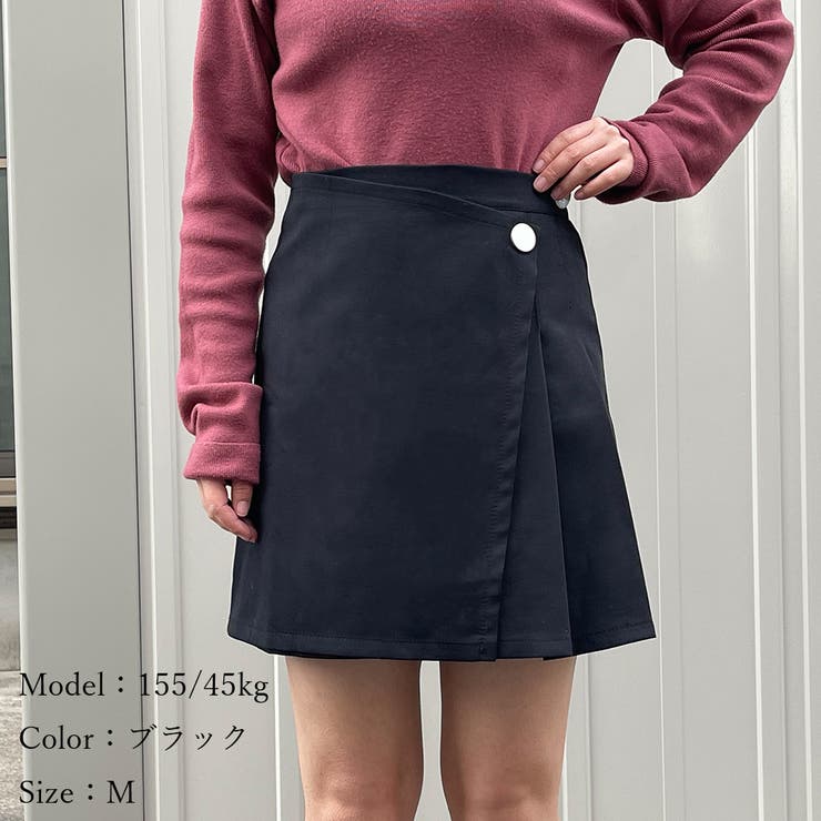 プリーツスカート レディース インナーパンツ付き[品番