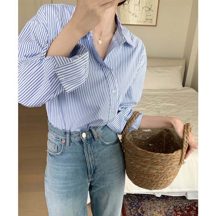 シャツブラウス 長袖 レディース 韓国風 | SUNSHINE CLOSET | 詳細画像1 