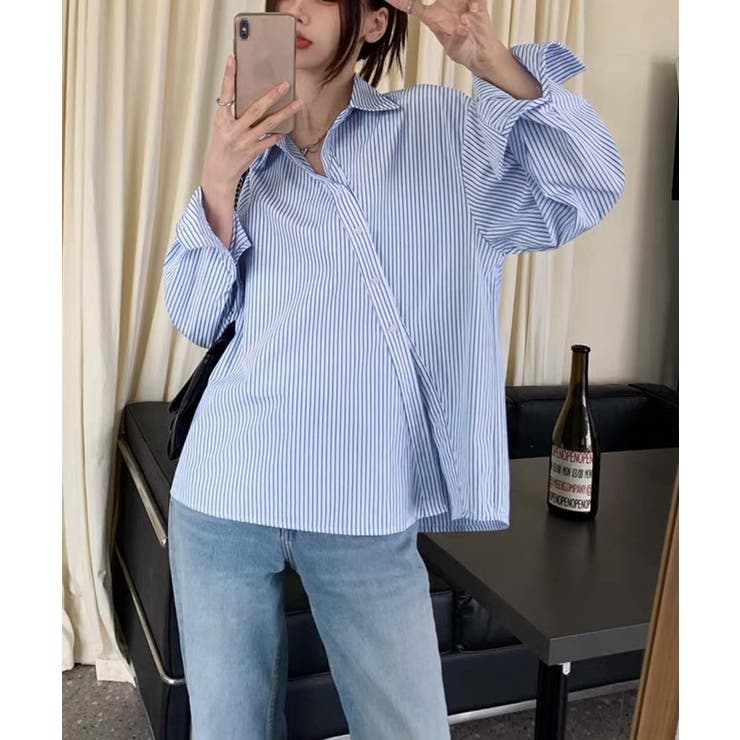 シャツブラウス 長袖 レディース 韓国風 | SUNSHINE CLOSET | 詳細画像2 