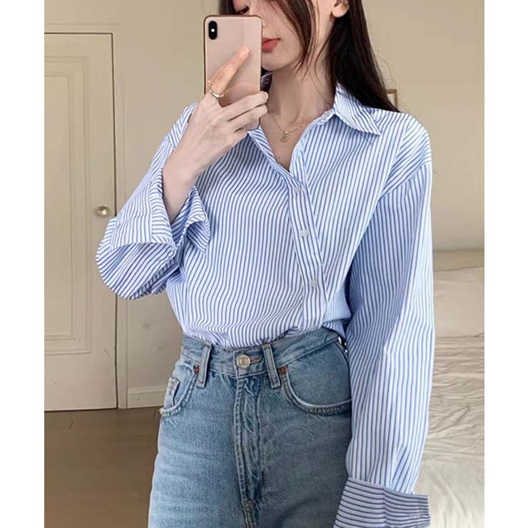 シャツブラウス 長袖 レディース 韓国風 | SUNSHINE CLOSET | 詳細画像3 