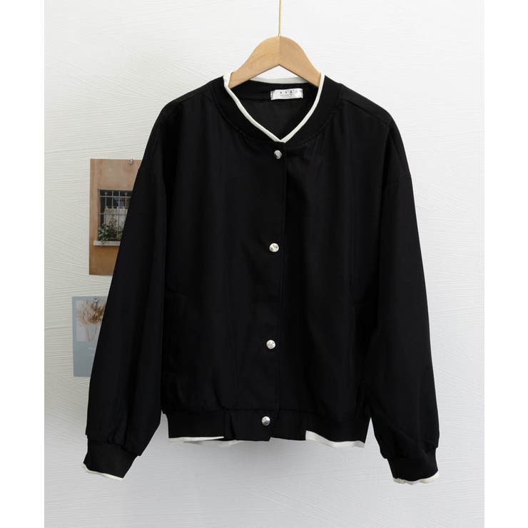 ライトクロップドブルゾンレディース韓国風 | SUNSHINE CLOSET | 詳細画像11 