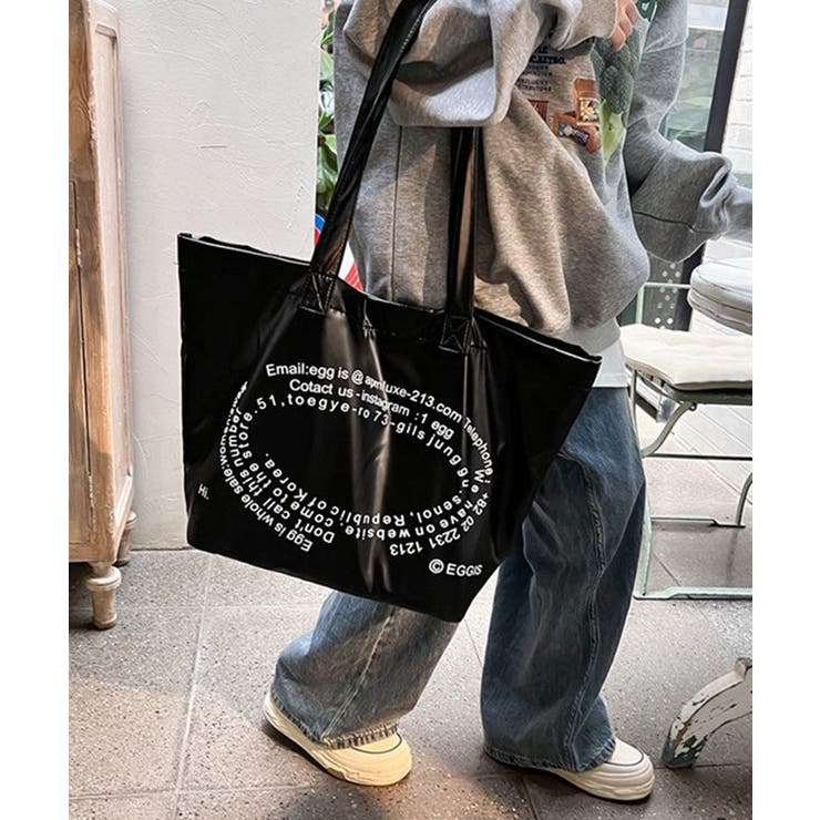 大容量トートバッグ 合皮 男女兼用バッグ | SUNSHINE CLOSET | 詳細画像4 