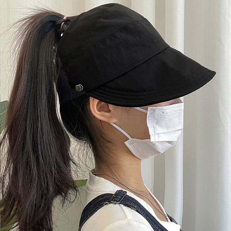 キャップ UVケア帽子 マスク掛け付き | SUNSHINE CLOSET | 詳細画像8 