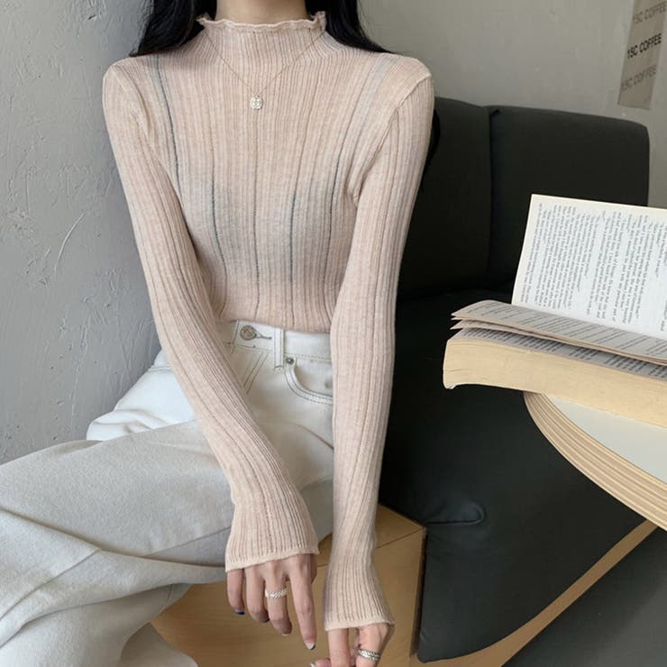 ハイネック リブニットトップス 長袖 | SUNSHINE CLOSET | 詳細画像9 