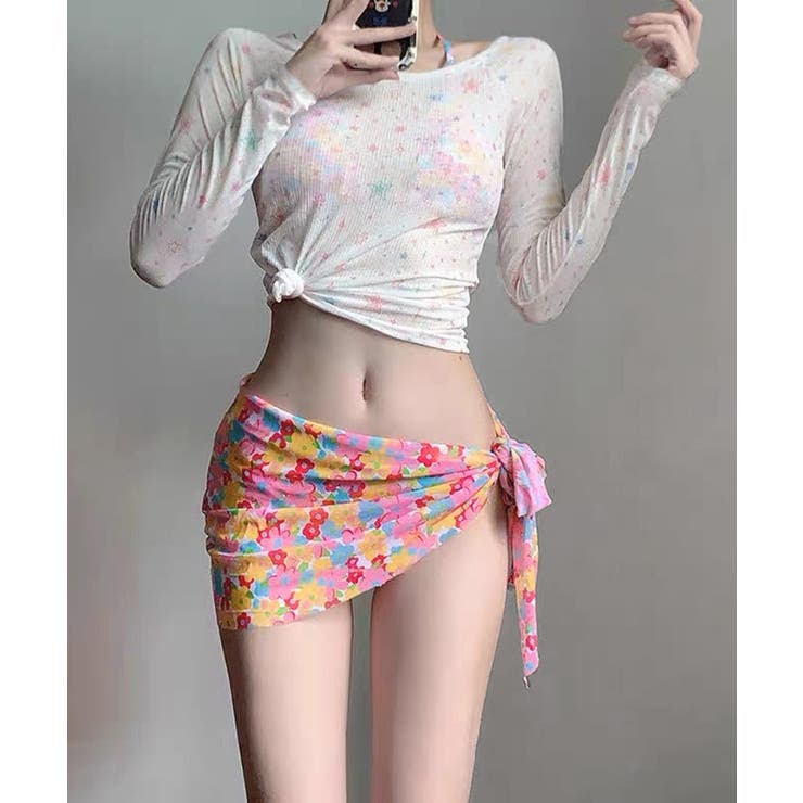 花柄 ビキニ 4点セット セパレート水着 | SUNSHINE CLOSET | 詳細画像1 