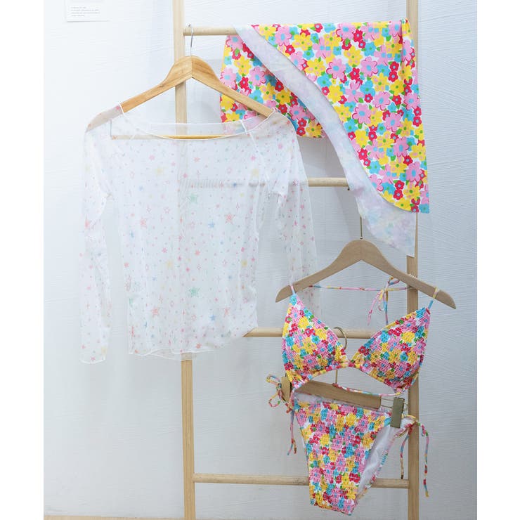 花柄 ビキニ 4点セット セパレート水着 | SUNSHINE CLOSET | 詳細画像12 