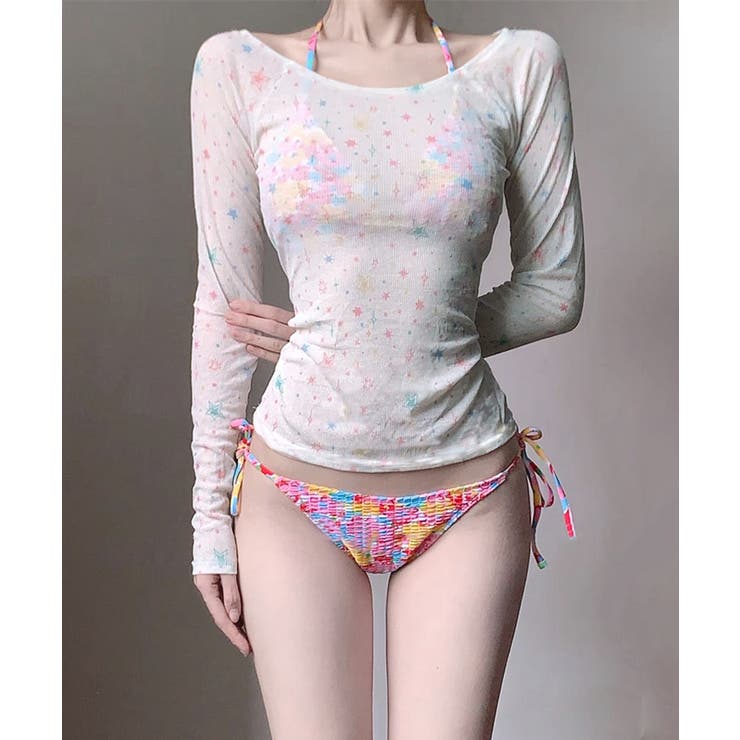 花柄 ビキニ 4点セット セパレート水着 | SUNSHINE CLOSET | 詳細画像3 