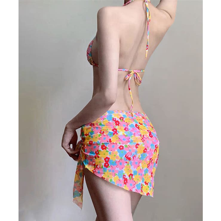花柄 ビキニ 4点セット セパレート水着 | SUNSHINE CLOSET | 詳細画像5 