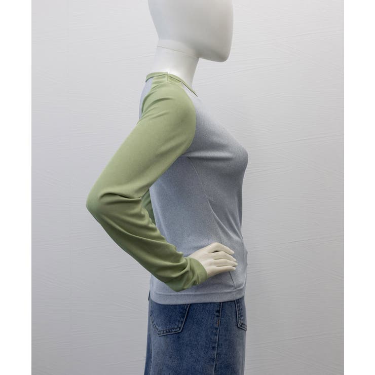 バイカラー Tシャツ 長袖 カットソー | SUNSHINE CLOSET | 詳細画像11 