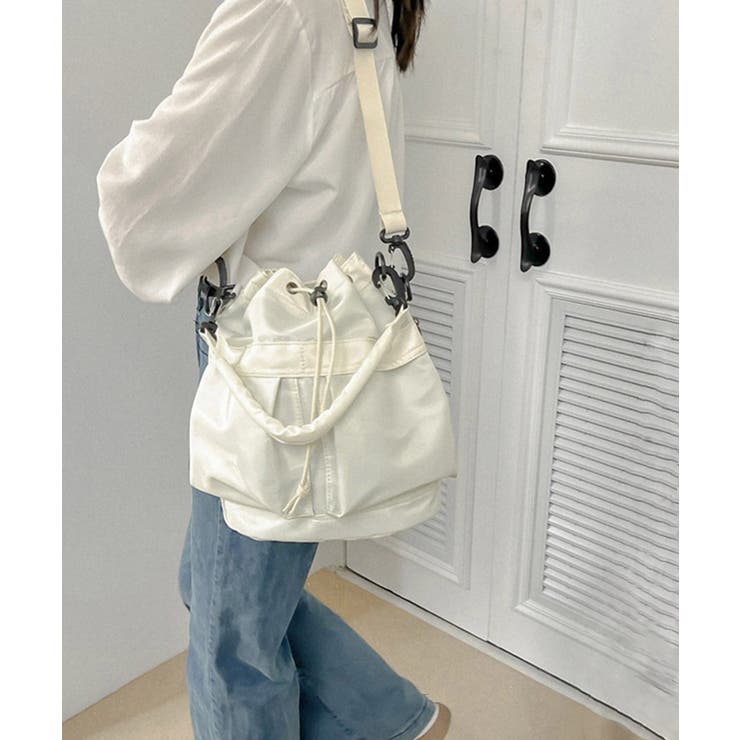 ショルダーバッグ 巾着デザイン バケツ型 | SUNSHINE CLOSET | 詳細画像2 