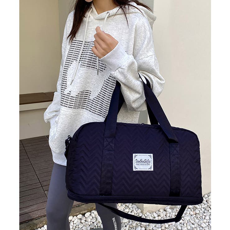拡張ファスナーボストンバッグ ポーチ付き | SUNSHINE CLOSET | 詳細画像13 