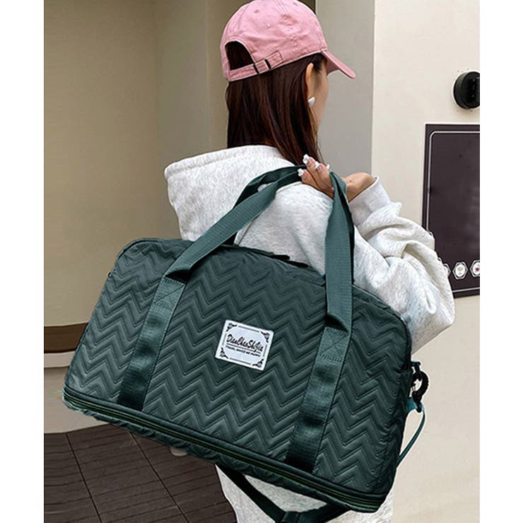 拡張ファスナーボストンバッグ ポーチ付き | SUNSHINE CLOSET | 詳細画像14 