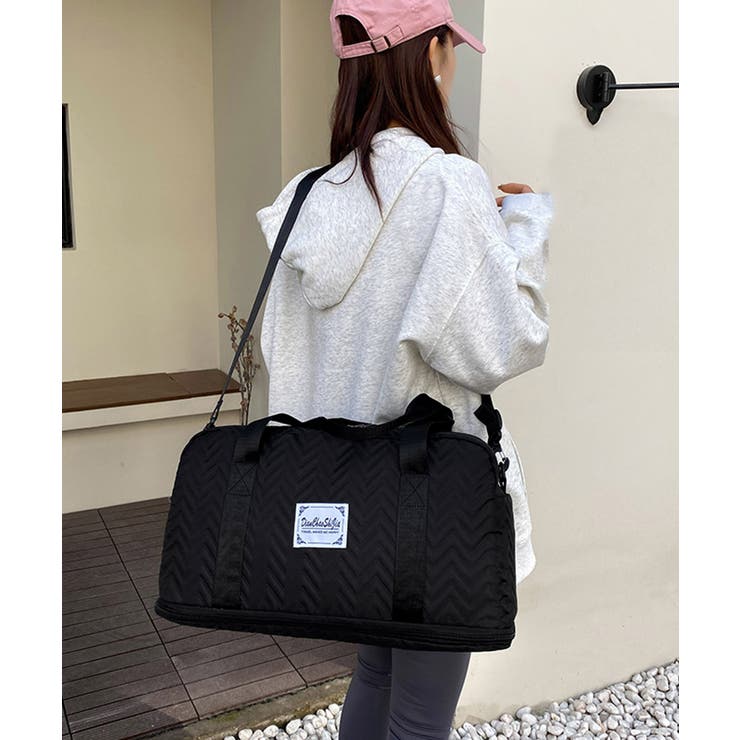 拡張ファスナーボストンバッグ ポーチ付き | SUNSHINE CLOSET | 詳細画像8 