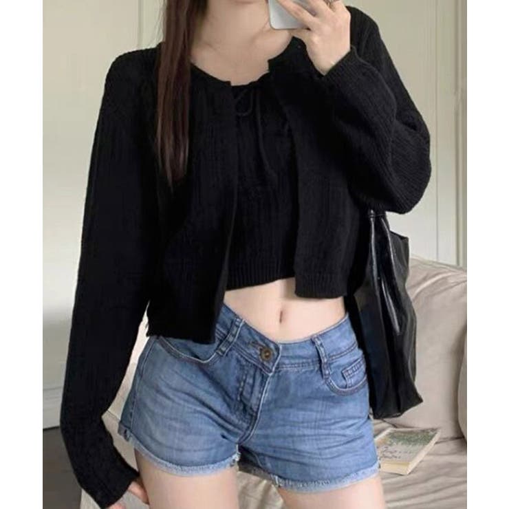 ニットカーディガンキャミソール2点セット | SUNSHINE CLOSET | 詳細画像3 