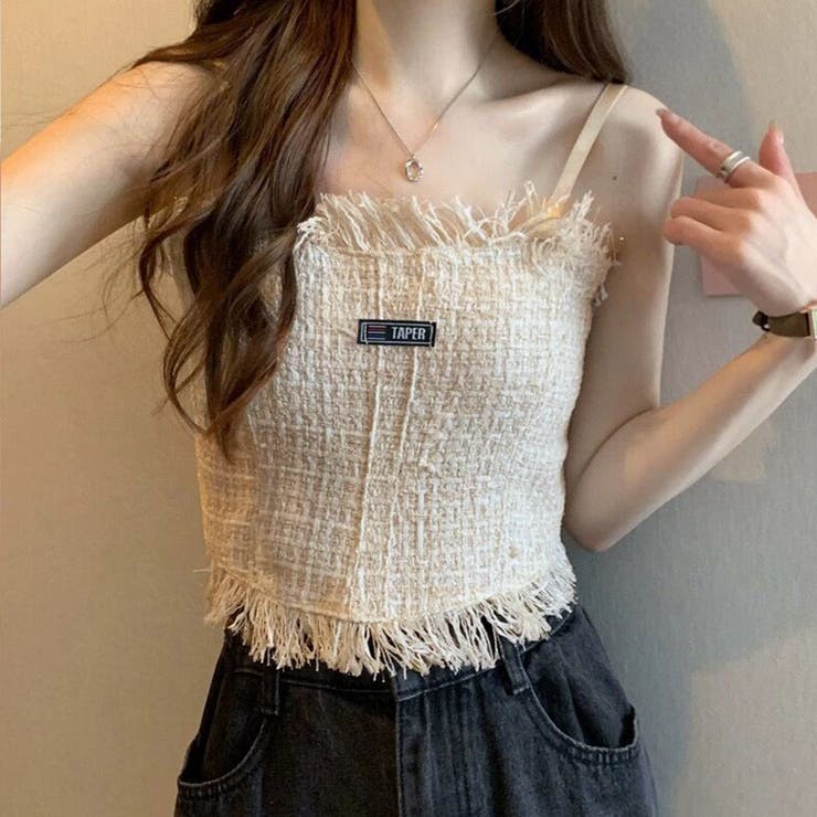 フリンジツイードキャミソール レディース | SUNSHINE CLOSET | 詳細画像9 