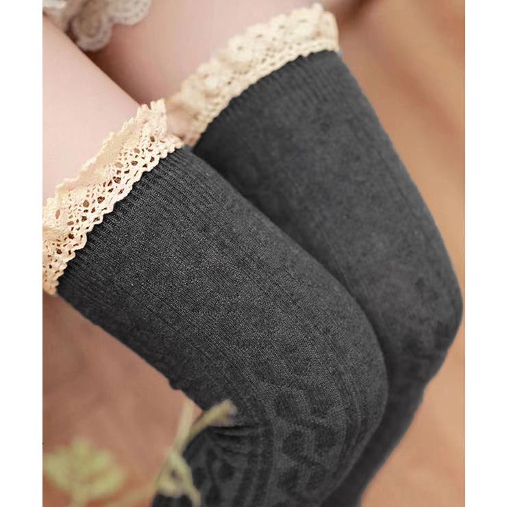 ニーハイソックス レース切り替え 靴下 | SUNSHINE CLOSET | 詳細画像13 