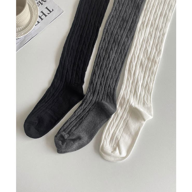 ニーハイソックス レース切り替え 靴下 | SUNSHINE CLOSET | 詳細画像14 