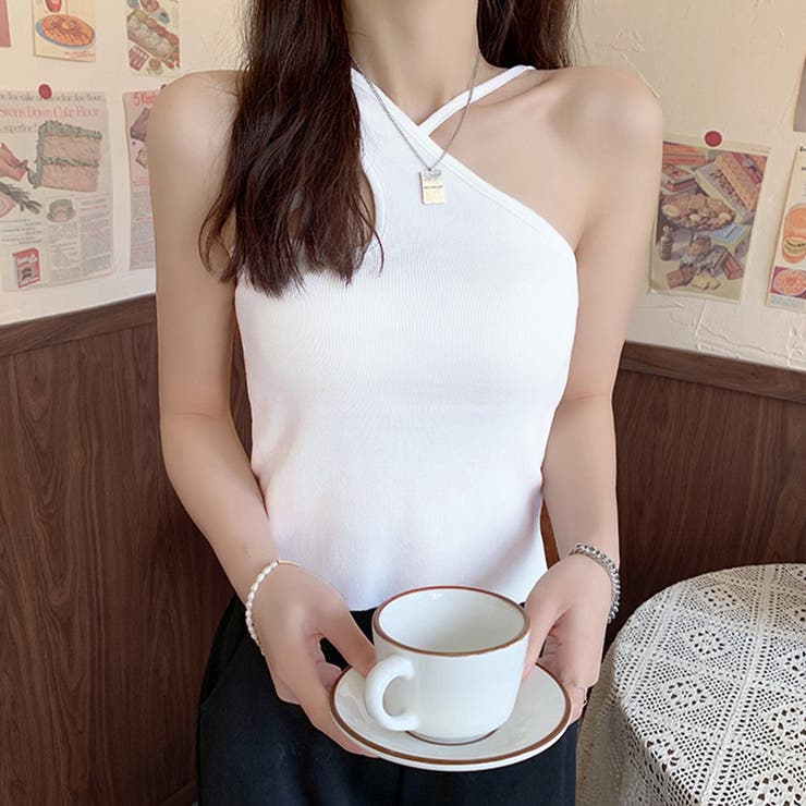 アシンメトリーキャミタンク 重ね着 | SUNSHINE CLOSET | 詳細画像6 