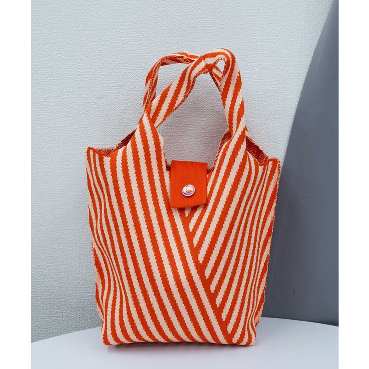 ストライプニットバッグ ミニバッグ | SUNSHINE CLOSET | 詳細画像13 