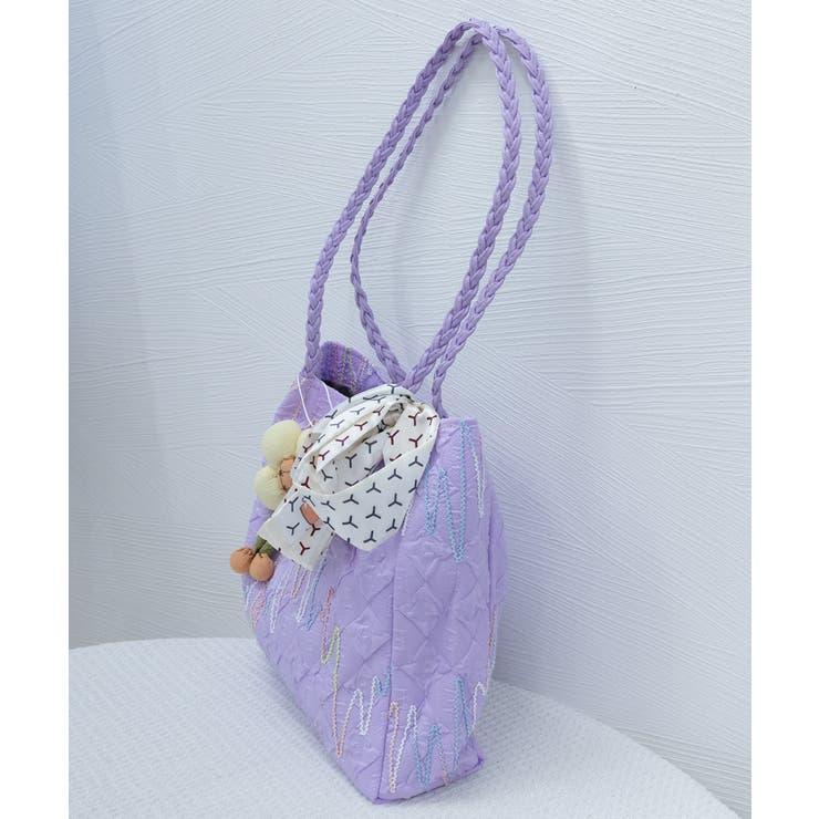 スカーフ付き 大容量トートバッグ 韓国風 | SUNSHINE CLOSET | 詳細画像13 