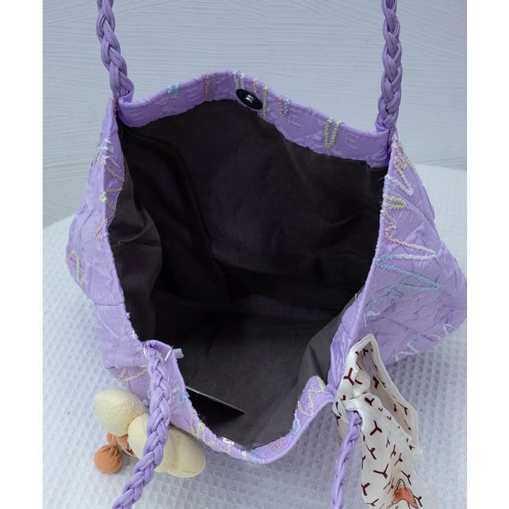 スカーフ付き 大容量トートバッグ 韓国風 | SUNSHINE CLOSET | 詳細画像15 