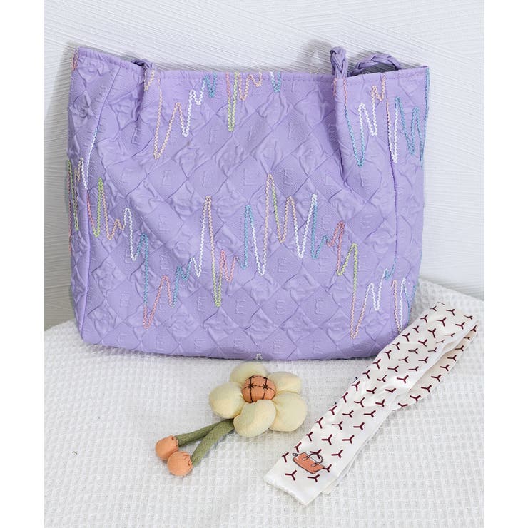 スカーフ付き 大容量トートバッグ 韓国風 | SUNSHINE CLOSET | 詳細画像20 