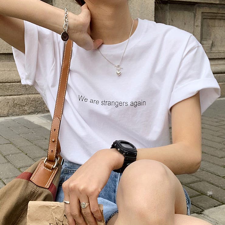 ロゴT Tシャツ レディーストップス[品番：AGCW0001481