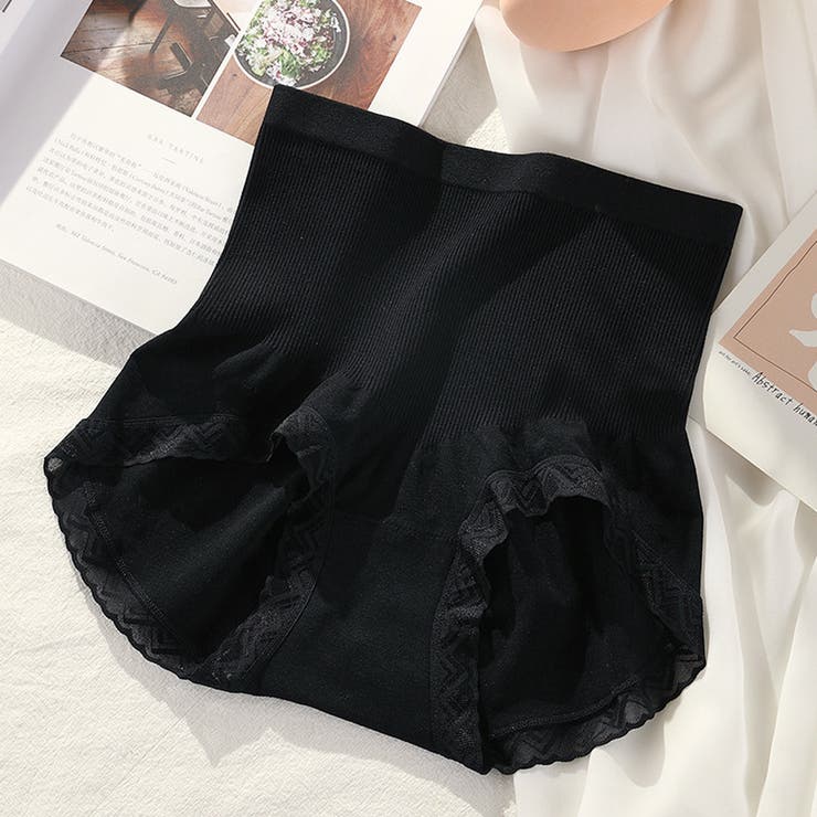 ブラック | ハイウエスト ショーツ レディース 下着 | SUNSHINE CLOSET