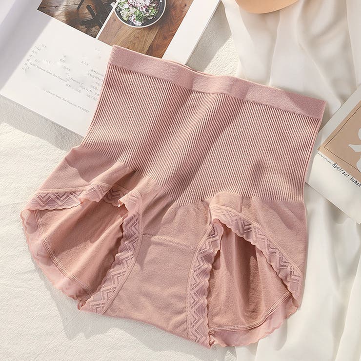 ピンク | ハイウエスト ショーツ レディース 下着 | SUNSHINE CLOSET