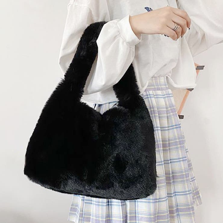 ブラック | ファートートバッグ ハンドバッグ 韓国 | SUNSHINE CLOSET