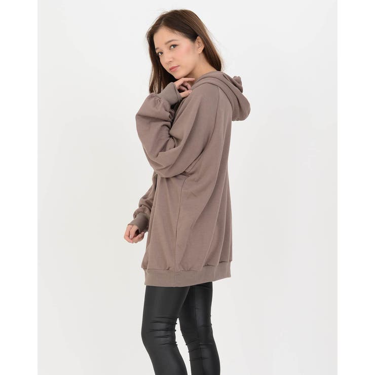 パーカー オーバーサイズ レディーストップス[品番：AGCW0000825