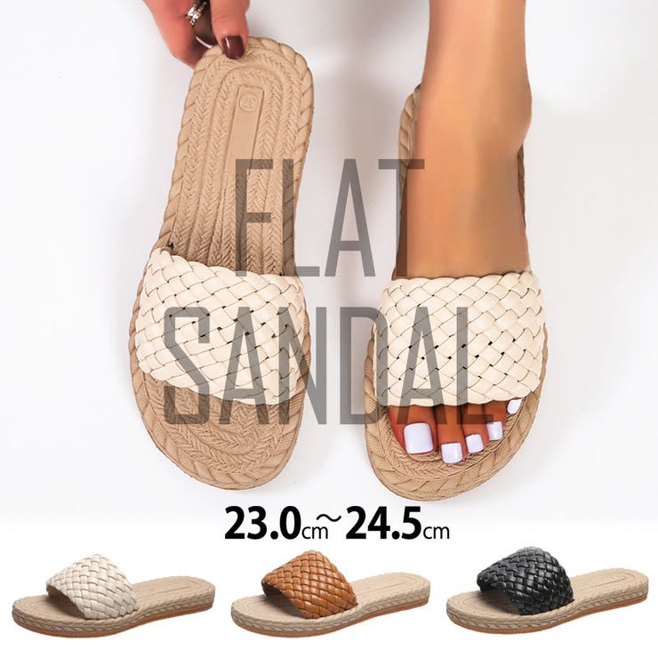 スリッパサンダル レディース 夏 編み | SUNSHINE CLOSET | 詳細画像1 