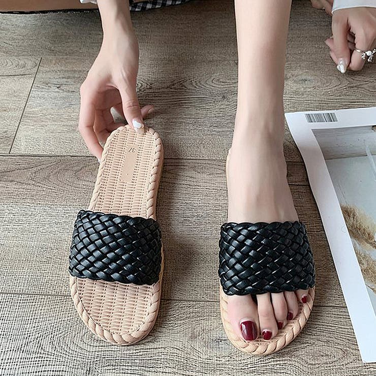 スリッパサンダル レディース 夏 編み | SUNSHINE CLOSET | 詳細画像4 