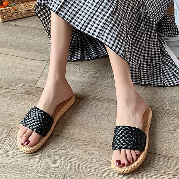 スリッパサンダル レディース 夏 編み | SUNSHINE CLOSET | 詳細画像5 